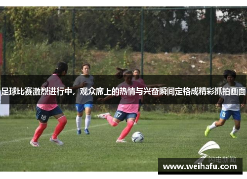 足球比赛激烈进行中，观众席上的热情与兴奋瞬间定格成精彩抓拍画面